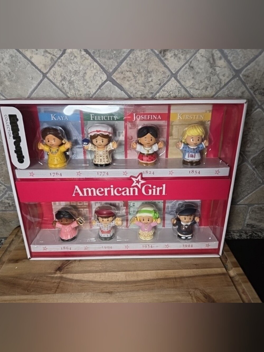 New American Girl Historical Fisher-Price Little People Collector Set